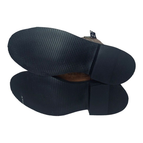 SANTA FE Leather Western Cowboy Boots Mens Size 8M Brown NWT $199 - Picture 10 of 10